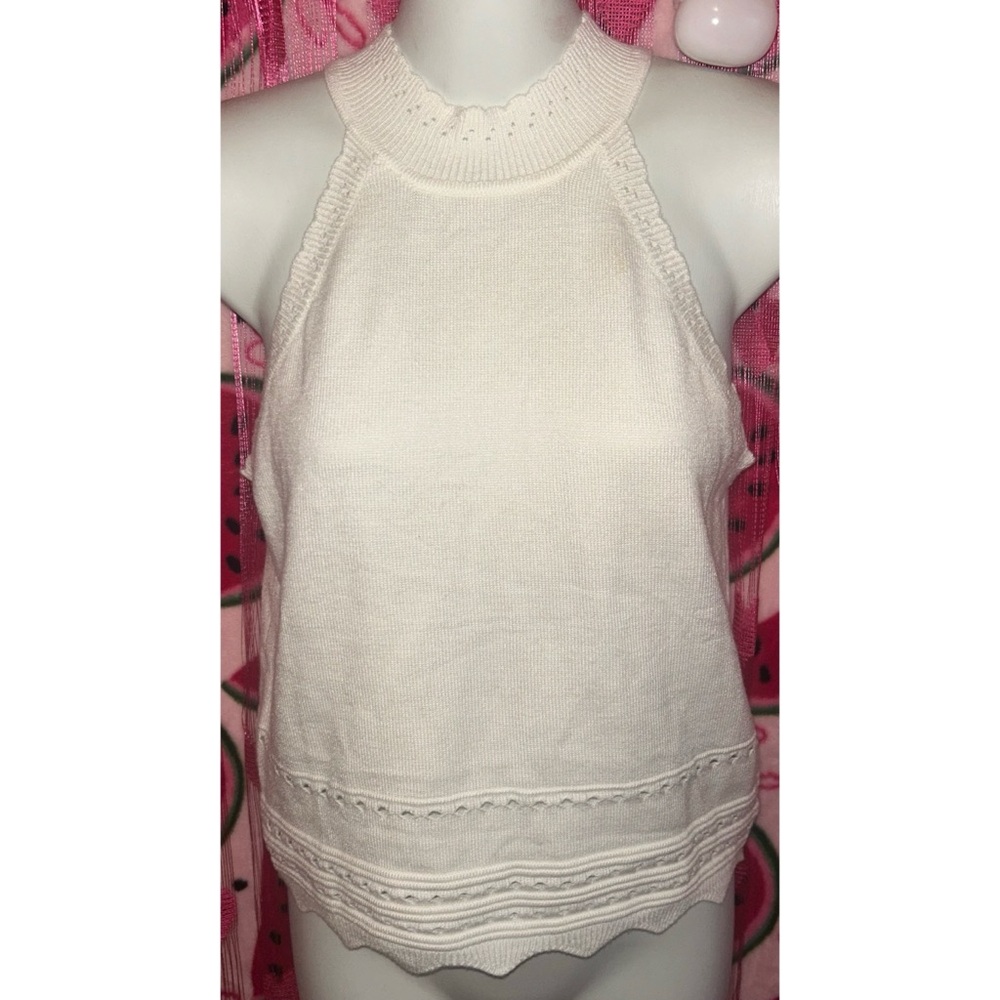 🤍 NWT Chic Knit Tank Top